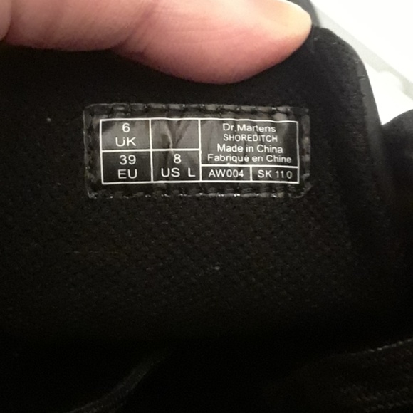 Dr. Martens Black Women's high top Sneaker boots - Picture 4 of 5